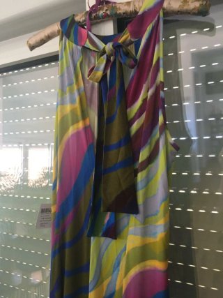 Vestido Aldo Martins Multicolor.Etiqueta talla 46