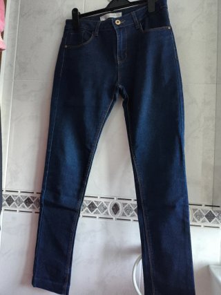 Pantalón vaquero mujer azul oscuro
