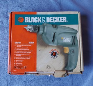 Taladro Percutor Black & Decker KR500 500W