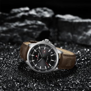 Reloj Naviforce Hombre Negro y Marrón