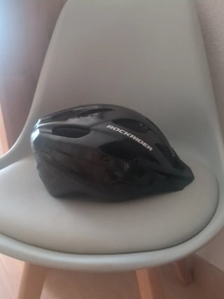 Casco Bicicleta Rockrider Negro