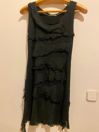 Vestido vintage con flecos diseño italiano