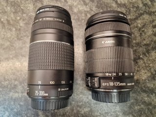 Canon EOS 550D + Lentes 18-135 y 75-300