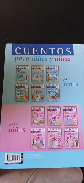 Libro con varios cuentos para niños de 4 años