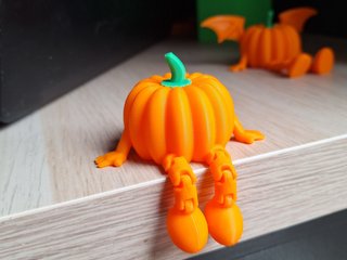 Calabaza articulada naranja