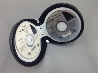 FUNDA Porta CD's BMW color NEGRO