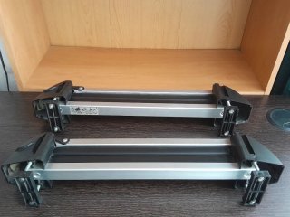 Portaesquís de Aluminio Negro