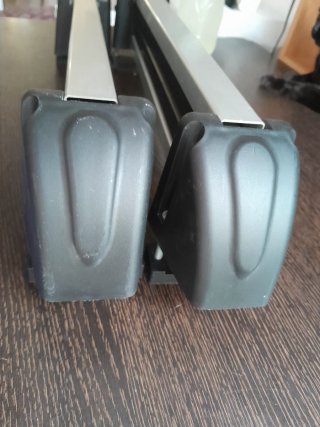 Portaesquís de Aluminio Negro