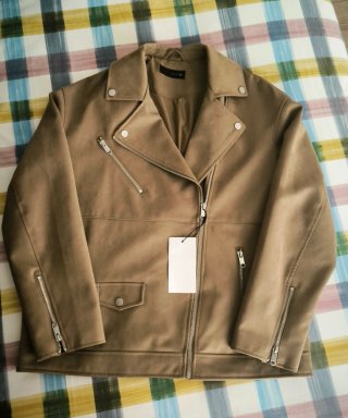 Cazadora Biker efecto ante