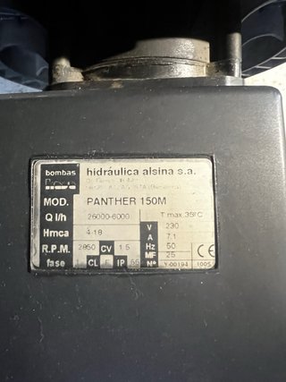 Bomba Piscina Hasa Panther 150-M