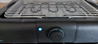Barbacoa Eléctrica Cecotec Negra y Plateada