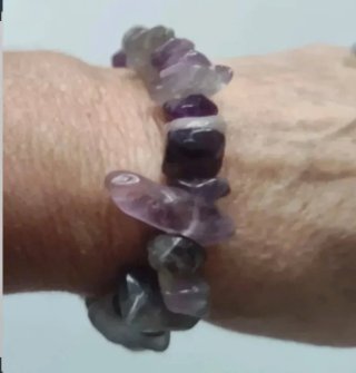 Collares y pulsera piedras naturales