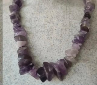 Collares y pulsera piedras naturales