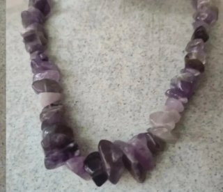 Collares y pulsera piedras naturales
