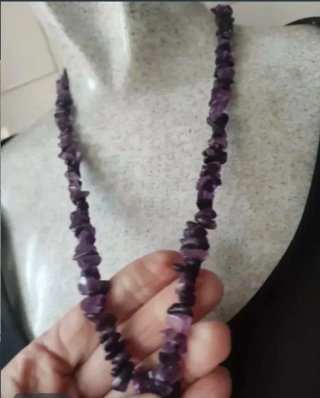 Collares y pulsera piedras naturales