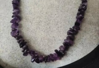 Collares y pulsera piedras naturales