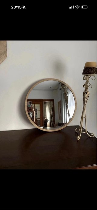 Specchio Rotondo in Legno Maison Du Monde