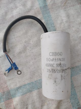 Condensador CBB60 50uF 450VAC