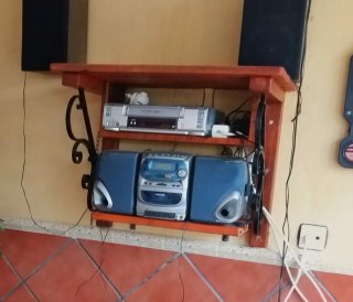 Ripiani artigianali in legno e ferro