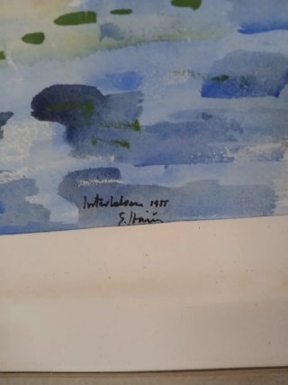 2 Pinturas de Ernest Ibáñez Leridano Paisaje Puebl