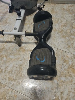 Patin hoverboard y accesorio