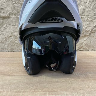 Casco Moto HJC i80 Modular Blanco Talla S