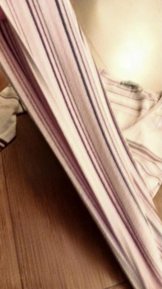 Maglia Zara a righe beige rosa marrone M