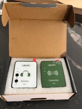 Lekato Transmisor y Receptor Inalámbrico MS-1
