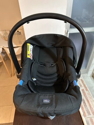 Huevo Silla Bebé Negro
