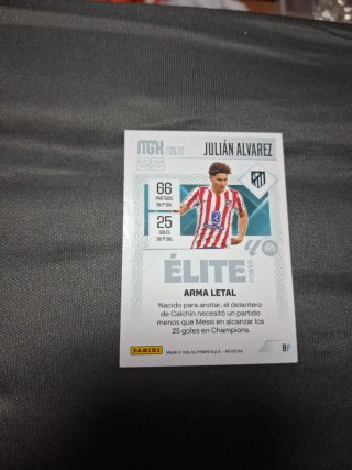 Carta Elite Power Firmada Julián Álvarez MGH