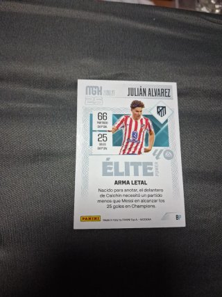 Carta Elite Power Firmada Julián Álvarez MGH