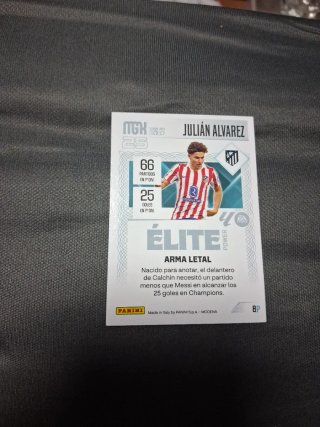 Carta Elite Power Firmada Julián Álvarez MGH