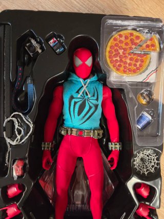 Hot toys spider man scarlet spider suit vgm034