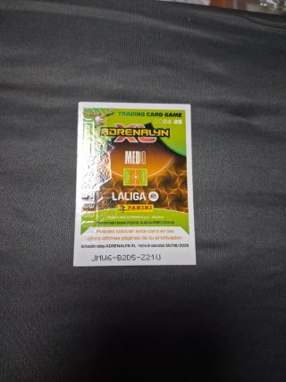 Carta Panini Dynasty Modric Balón de Oro
