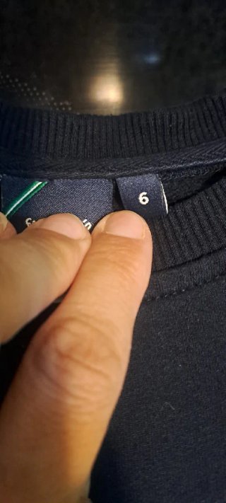 Sudadera chándal azul talla 6