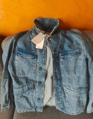 Cazadora vaquera Mango Talla S