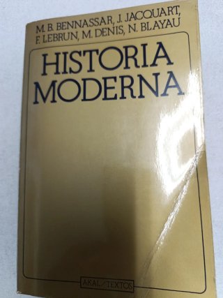 Libro de texto sobre historia moderna