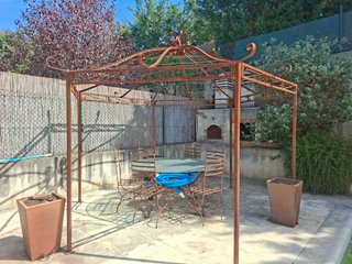 Pérgola de hierro