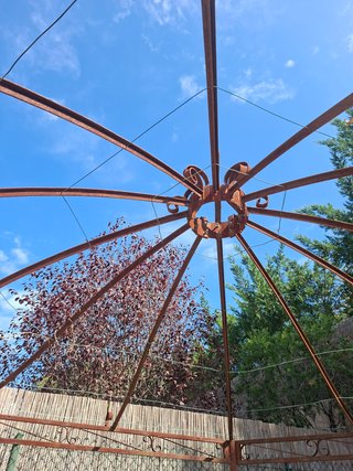 Pérgola de hierro