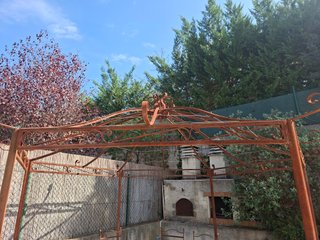 Pérgola de hierro