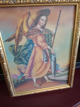 Cuadro San Rafael Arcángel 35x45
