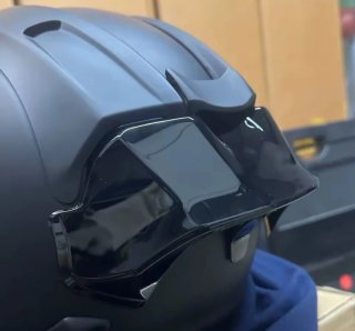 Alerón para casco de moto