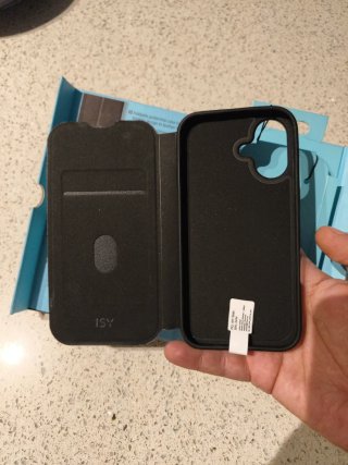 Funda Cartera 2 en 1.  ISY iPhone 16