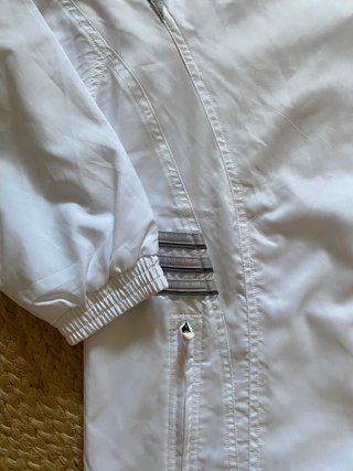 Cortavientos Adidas Blanco vintage - Talla L