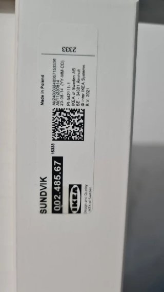 Cuna Ikea de bebé blanca