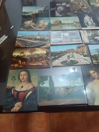 Lote 25 Postales Antiguas Colección Arte