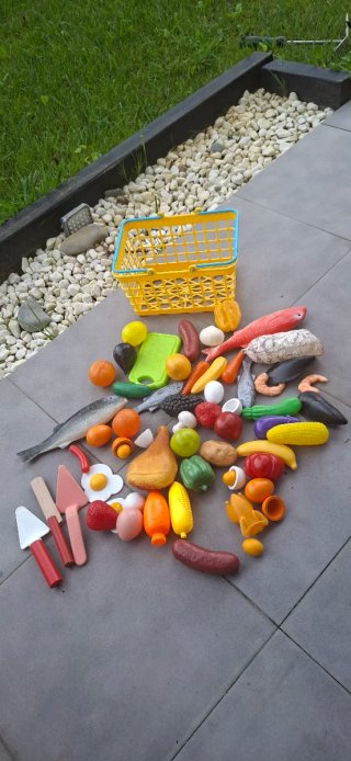 Lote/Accesorios + Alimentos Cocina Juguete