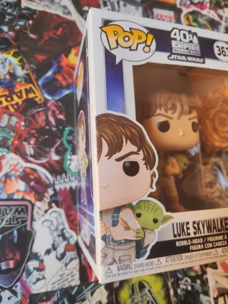 Funko Pop Luke Skywalker & Yoda 363