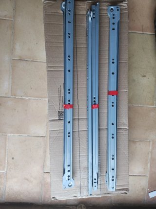 Guías Correderas Cajones 550mm