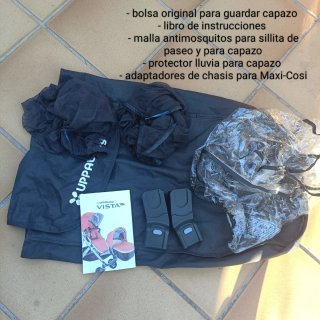 Carrito UPPAbaby Vista 2 en 1 + accesorios